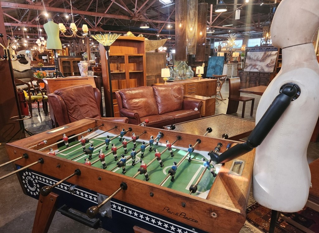 Vintage French Foosball Table